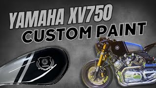 Yamaha XV750 Custom Paint Cafe Racer Motorcycle