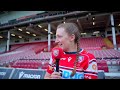 POST MATCH | Emma Sing after  her 100th appearance for Gloucester Hartpury in the Slater Cup