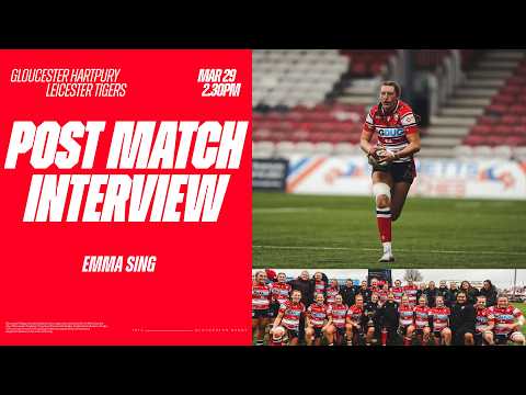 POST MATCH | Emma Sing after her 100th appearance for Gloucester Hartpury in the Slater Cup