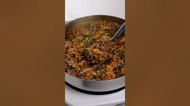 How to make Hot Egusi Soup #nigerianfood #nigeriansoup