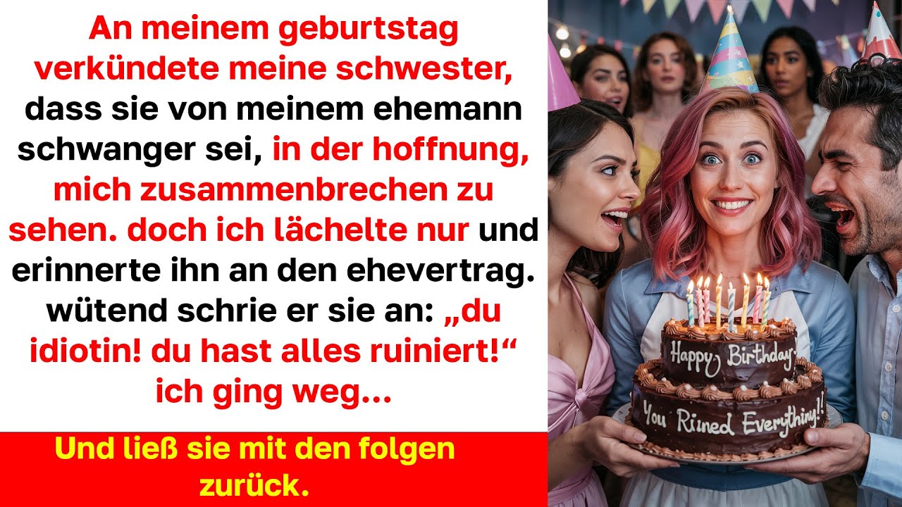 meine schwester wurde von meinem mann schwanger doch der ehevertrag änderte alles.