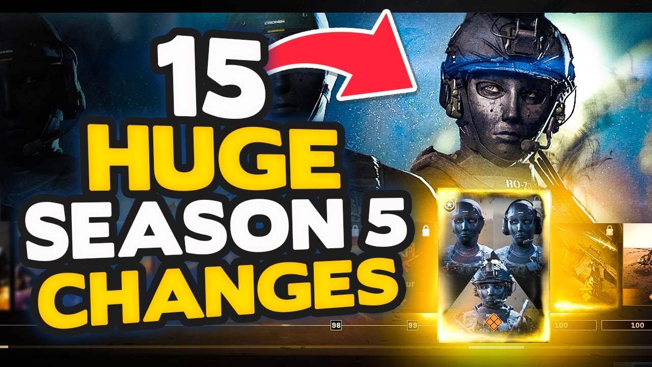 WARZONE SEASON 5 15 HUGE UPDATES! Easter Egg, An94, ISO, Battle Pass