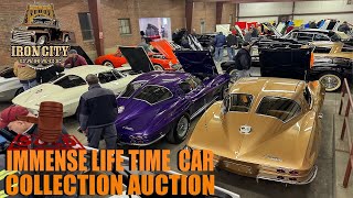 HUGE Single Owner’s Car Collection: Over 50 Corvettes, Ferrari, Lamborghini, Schwinn Bicycles, Parts