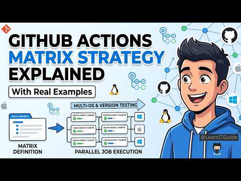 GitHub Actions Matrix Strategy Explained | Multi-OS Testing in 2026