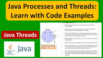 Java Processes and Threads: Learn with Code Examples | Java Threads