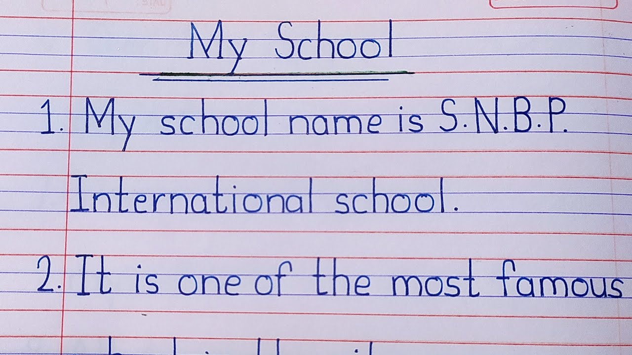 10 Lines On My School 10 Lines Essay On My School sharphandwriting 10-lines-on-my-school-10-lines-essay-on-my-school-sharphandwriting