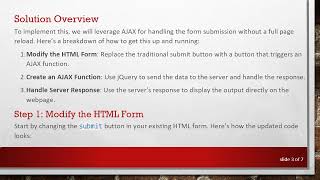 How to Pass Form Data to JSP Without Submitting to the Server