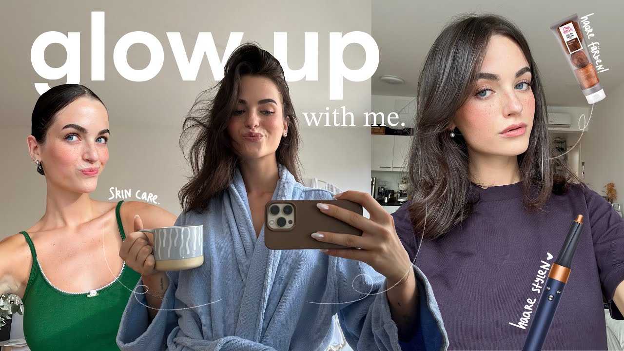 Ich brauche ein GLOW UP!!!⭐️Haare färben & schneiden, Dyson Routine💇🏻‍♀️Neue Nägel & Facials🧖🏻‍♀️