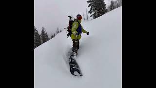 Uinta Yurt Splitty trip 2023. Splitboard. Snowboard