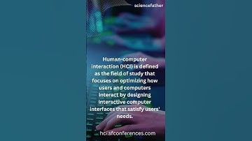 What is Human Computer Interaction? #Usability #Safety #Functionality