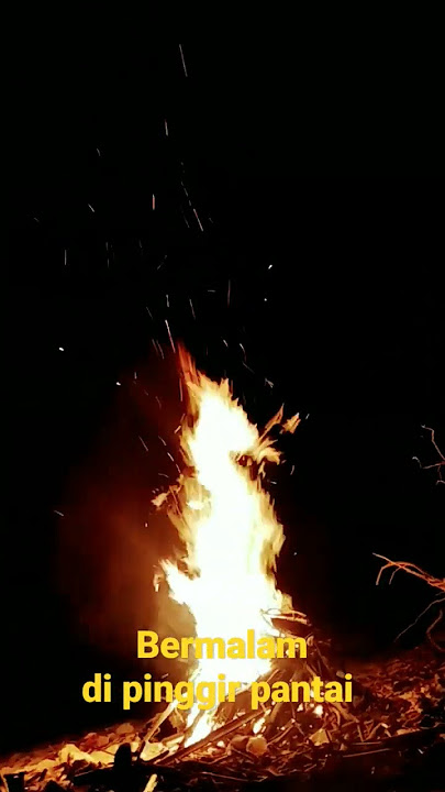 Bakar ikan di pinggir pantai #keindahanpantai#swimmingpool #malam