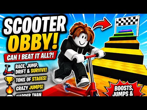 🛴 This Roblox Obby Gives You a SCOOTER?! 😳 | Obby But You’re on a Scooter