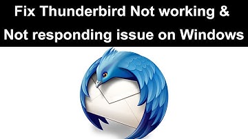 How to fix Thunderbird is already running & not responding issue?