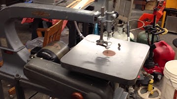 1944 Delta 24" Scroll Saw - Completed rebuild
