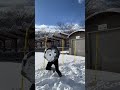フルバージョンはTikTokで見てね!#サッカー自主練 #しゃまちゅーぶ #football #雪中トレーニング