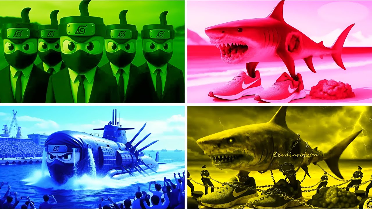 ITALIAN BRAINROT EXE 4 COLORS 4 MUSIC🎧#ItalianBrainrot​ #TungTungTung​ #TralaleroTralala​ #lyrics​