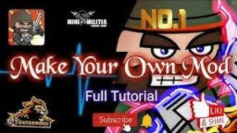 How to Make own mod of minimiltia very easy watch now