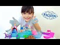 RECEITA DE GELLI BAFF Caseiro do FROZEN ★ DIY com ingredientes fáceis - Feat. Anna, Elsa e Olaf