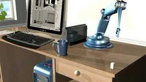 CGI Animation Robot Arm