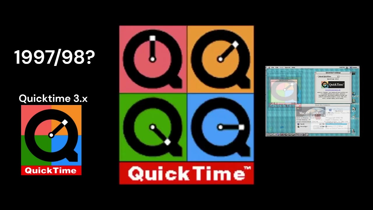 Ewolucja loga Quicktime (1991-2020) - YouTube