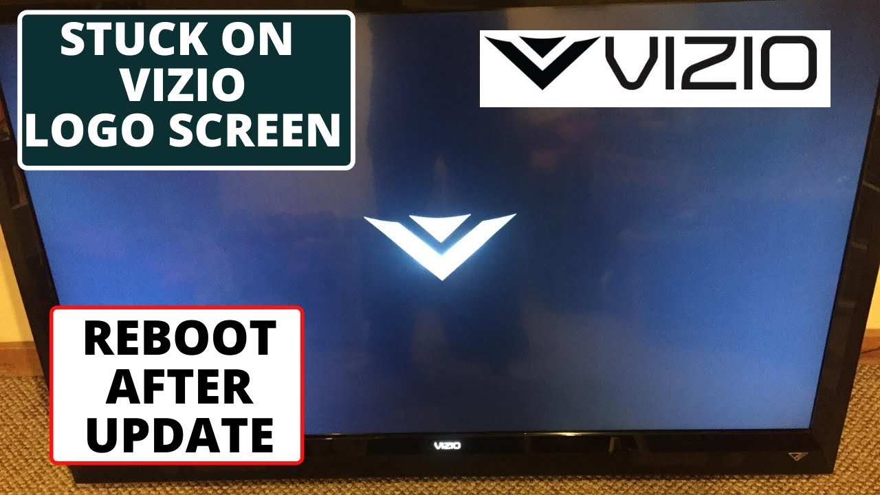 How to Fix VIZIO Smart TV Stuck on VIZIO Logo Screen After Firmware