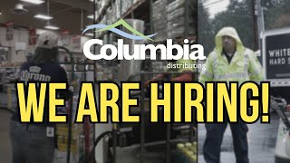 WE ARE HIRING! | Columbia Distributing