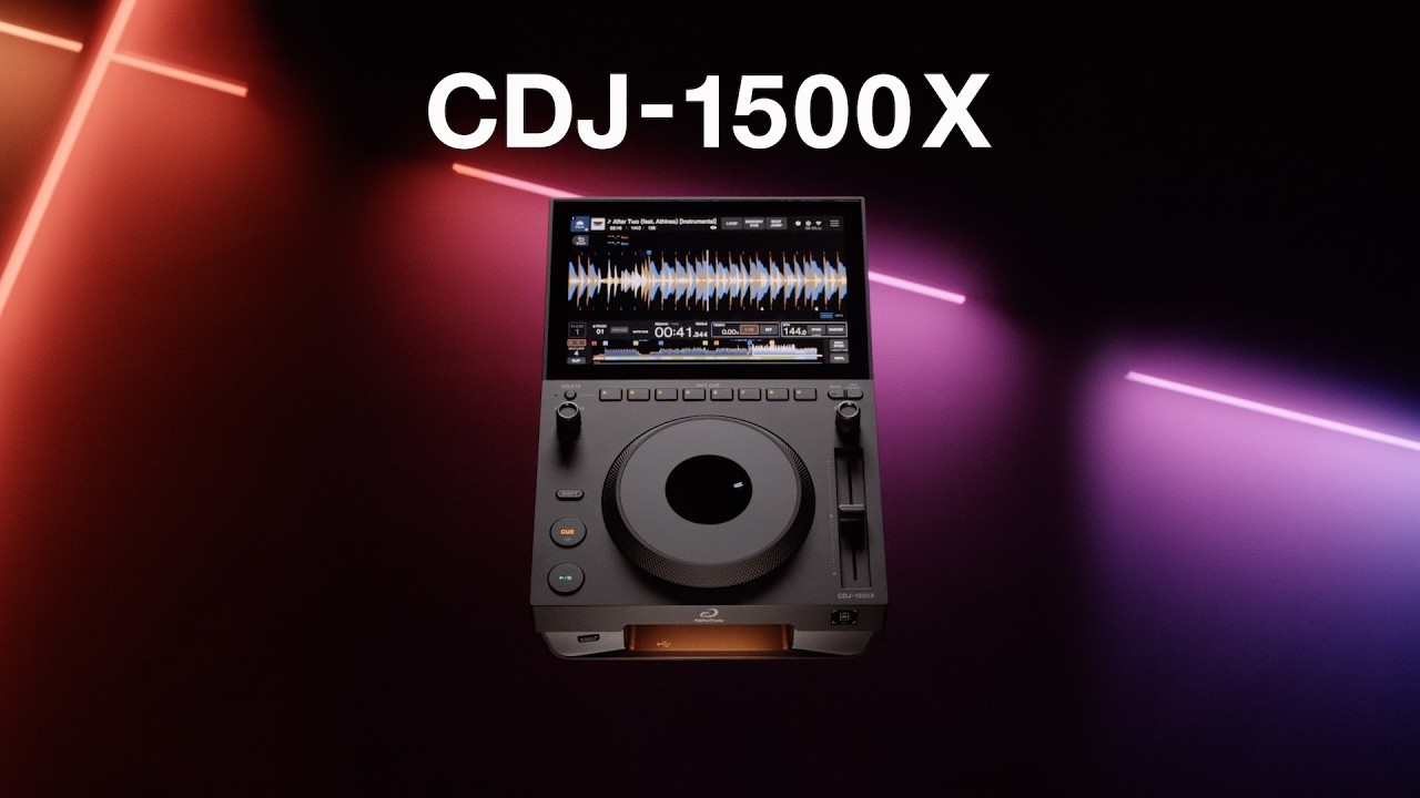 AlphaThetaから、DJ用マルチプレーヤーの新製品「CDJ-1500X」が7月29日