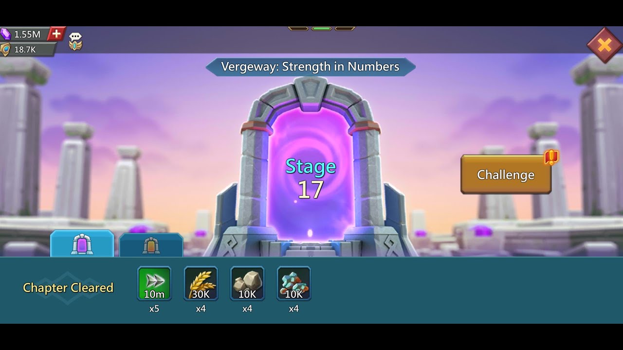 Lords Mobile Vergeway Strength In Numbers Stage 17 Guide | New Vergeway Stage 17 Guide Walkthrough