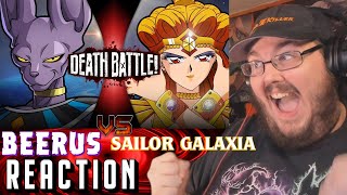 Beerus VS Sailor Galaxia (Dragon Ball VS Sailor Moon) | DEATH BATTLE! REACTION!!!