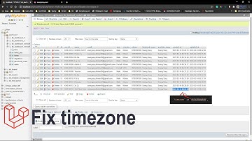 Change timezone when insert to databases in Laravel
