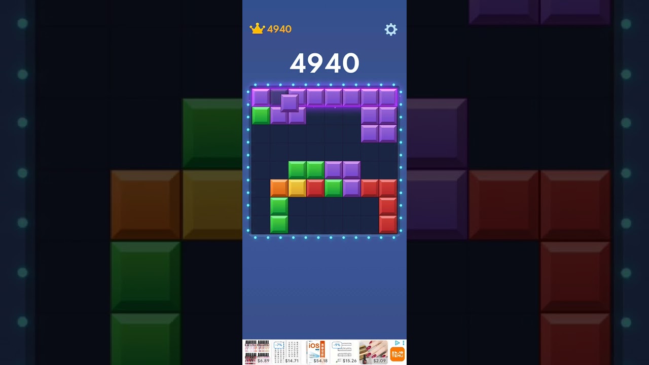 Playing block blast pt.1