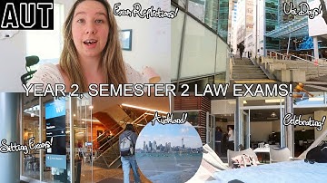 Come Take my Law Exams With Me! Year 2, Semester 2 Law! VLOG