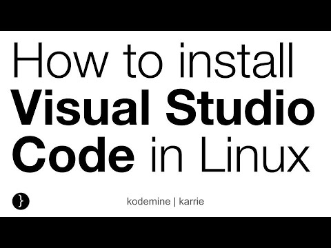 How to Install Visual Studio Code in Linux, Ubuntu 16.04 LTS - YouTube