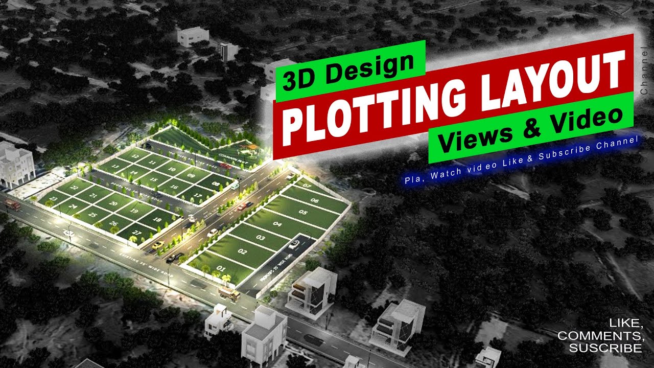 3d Plot Layout Rendering