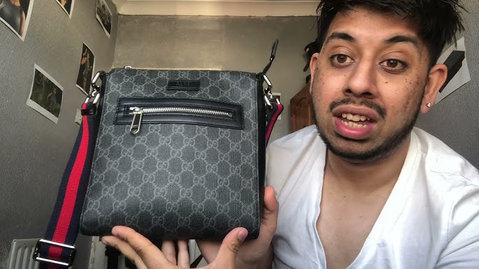 Richie's Reviews: Gucci GG Supreme Black Small Messenger Bag 