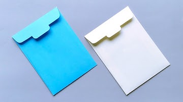 Envelope Making With Paper [With Glue And Scissors] At Home Easy || Cool Design Origami Envelope