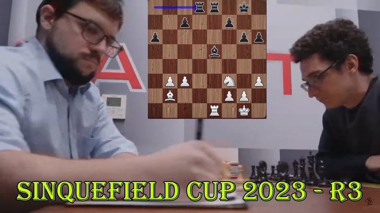Fabiano Caruana vs Nepomniachtchi, Sinquefield Cup 2023