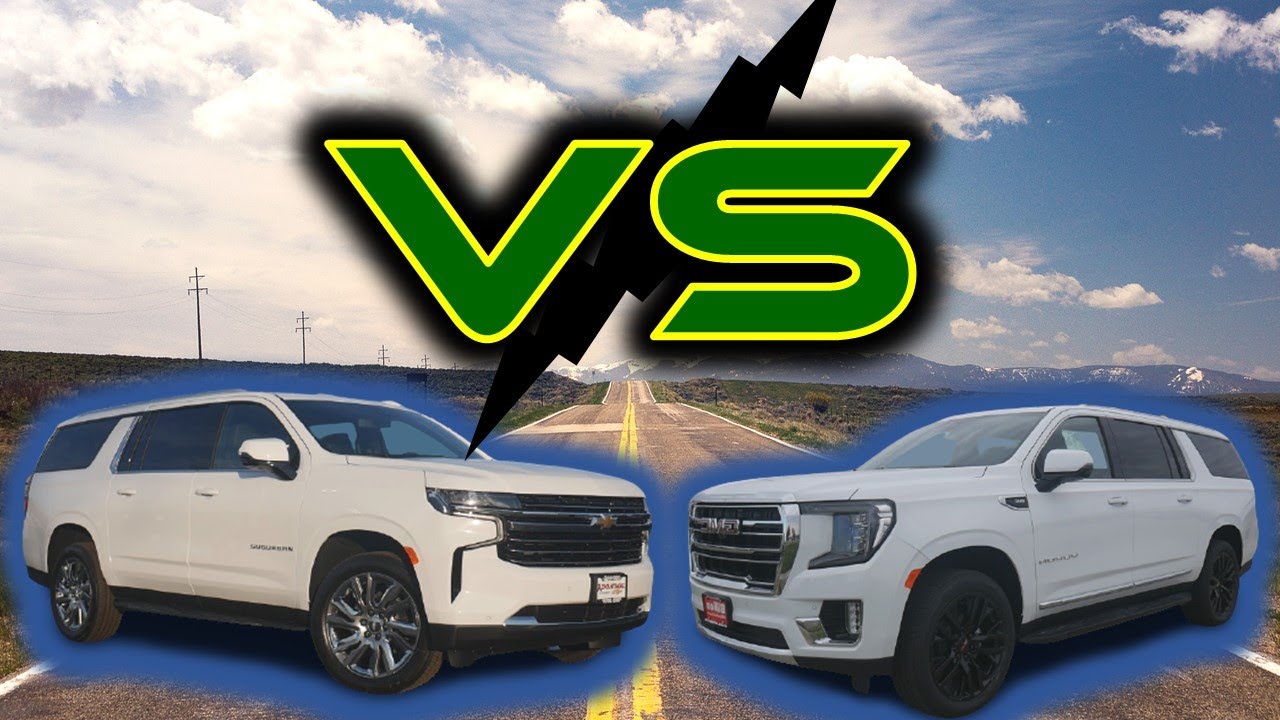 2021 Chevy Suburban vs 2021 GMC Yukon XL What's the difference? YouTube