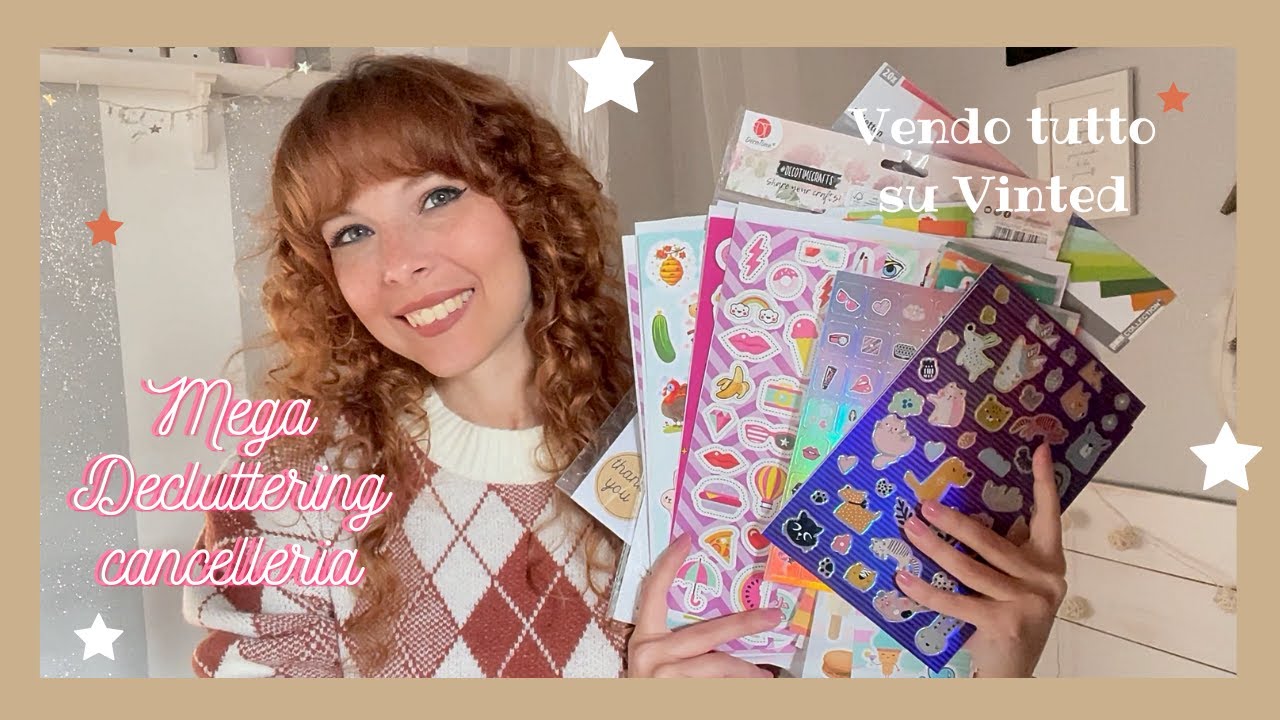 Elimino tutta la mia cancelleria 🖋📖 MEGA DECLUTTERING