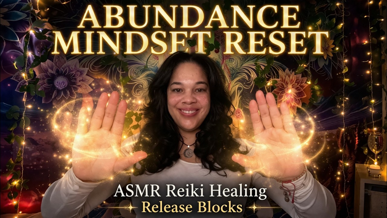 ASMR Reiki for Abundance Mindset Release Blocks & Step into Your ...