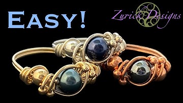 Adorable Wire Bead Ring Tutorial- Super Easy!