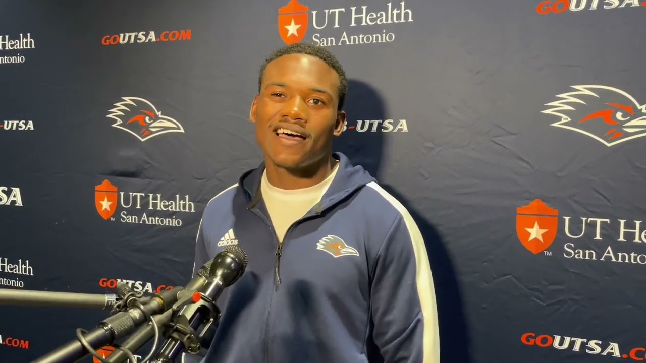 UTSA RB Trelon Smith Post Practice Interview 8.23.22
