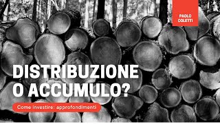 DIstribuzione o accumulo? Risultato a sorpresa! Impatto fiscale dei dividendi reinvestiti