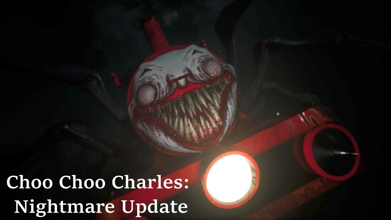 Charles eats me in the New Choo Choo Charles: Nightmare Update. - YouTube