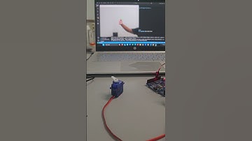 arduino, servomotor control with hand tracking. #arduino #python #code #coding