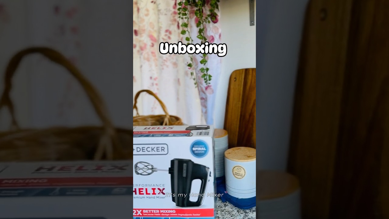 Unboxing  my hand mixer 🥰👩‍🍳 