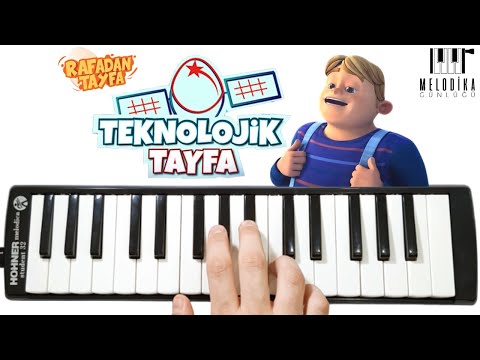 TEKNOLOJİK TAYFA 🛰️ Rafadan Tayfa Şarkısı || Melodika Notaları