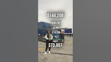 Thumbnail of How To Make $100,000 PER YEAR As A Truck Driver