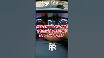 Regeneration Sign In Bolero Neo DPF Clogged | #boleroneo #dpfcleaning #shorts #viral #youtubeshorts