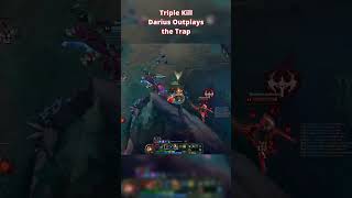 Darius's Insane Ambush Escape with a Triple Kill | Darius Top Lane #leagueoflegends #darius